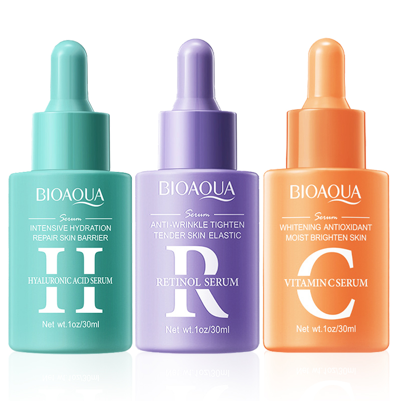 The Ordinary Serum Hyaluronic Acid - 1/3 sztuk BIOAQUA witamina C Retinol